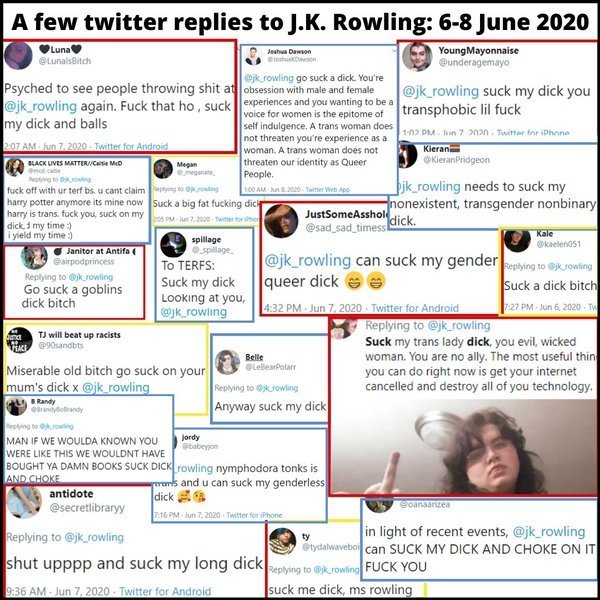 JK new post on her reasons for writing about gender