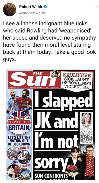 To say F**k the Sun publicising this disgusting abuser.