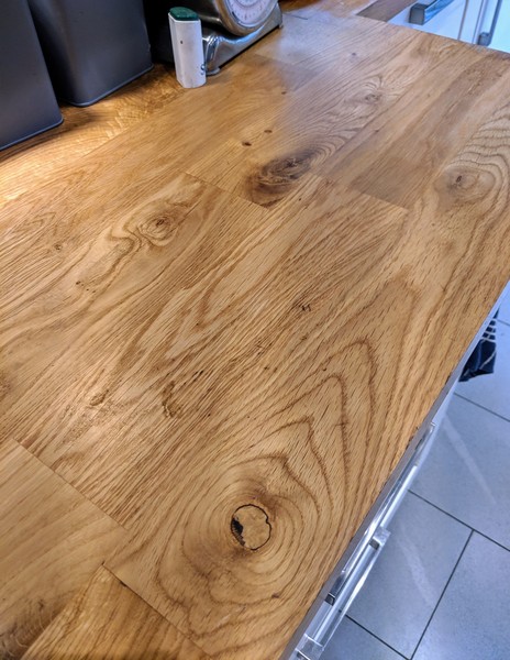 Wooden worktops in real homes