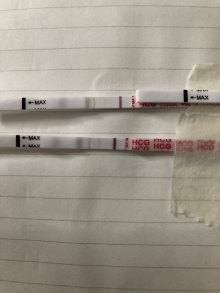 12dpo - faint +, line eyes or evap??!