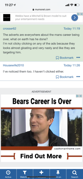 What’s with the bear Grills hate at the moment?