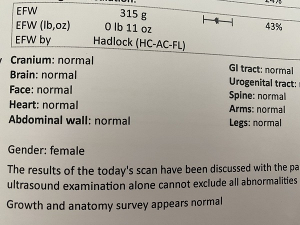 Anyone found out gender but not told their husband you know?