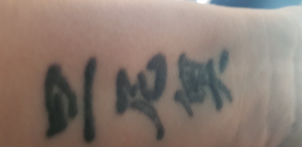 Chinese (we think, but could be Japanese) symbol help.