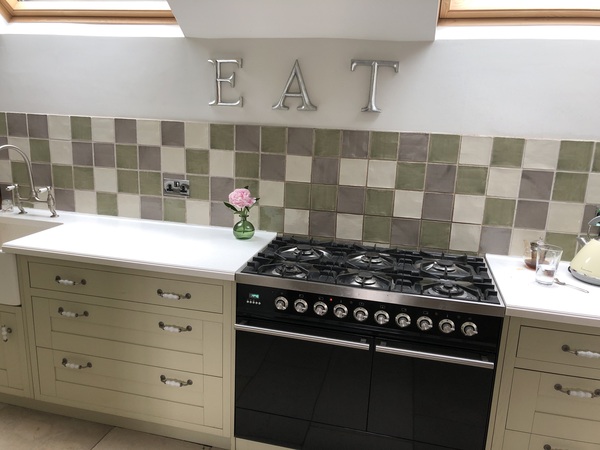 Anyone have sage green kitchen units?