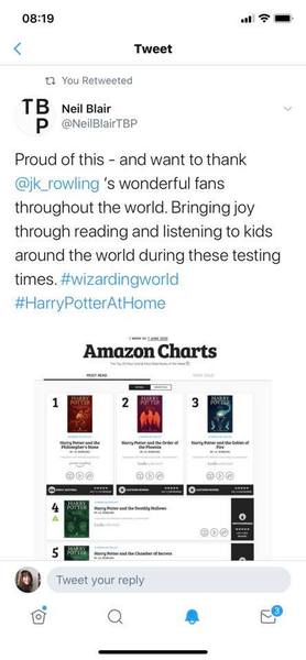Harry Potter books remain bestsellers on Amazon