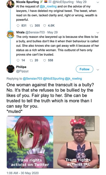 JK Rowling threatening legal action