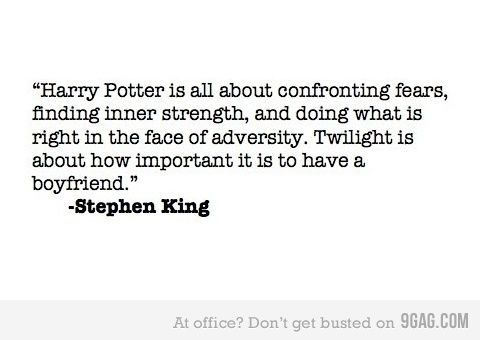 Stephen King retweets JKR