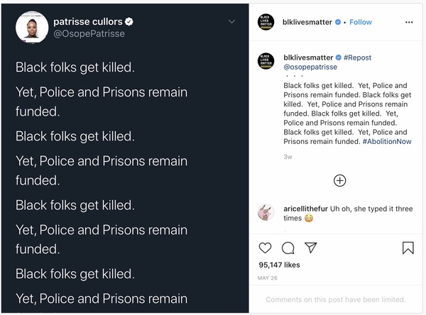 Why are Black Lives Matter activists and supporters calling for justice through the criminal justice system if they don’t believe in it?