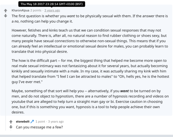 Aimee Challenor and conversion therapy