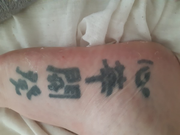 Chinese (we think, but could be Japanese) symbol help.