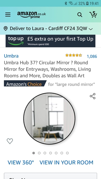 New mirror