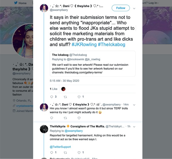 JK Rowling threatening legal action