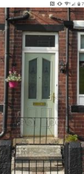 I painted my (shit UPVC) front door magenta today