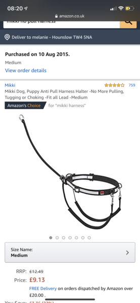 Can anyone recommend a harness to stop pulling please?