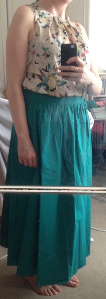 full midi skirt: how to style