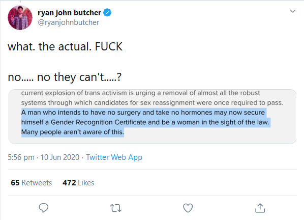 JK new post on her reasons for writing about gender