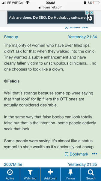 To feel sorry for woman who believe their lip fillers make them more attractive??