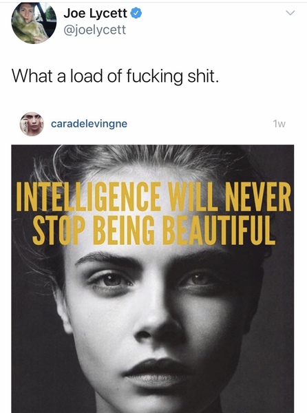 Just found out he's a naff quote poster on FB