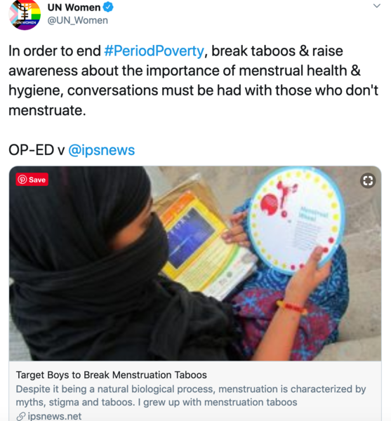 "Those Who Don't Menstruate"