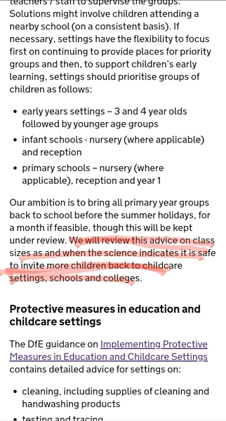 If your child has been going to school in the keyworker group, will they stay in that group now?