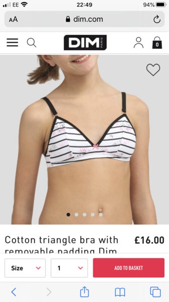 First bras