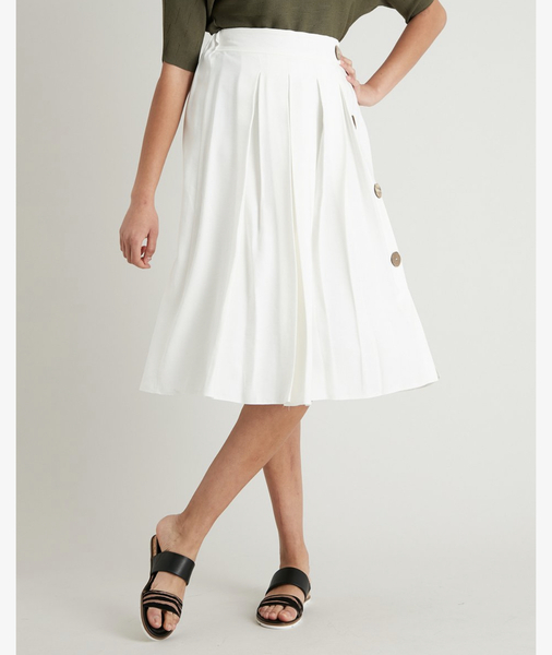 White lines tv zoe’s skirts