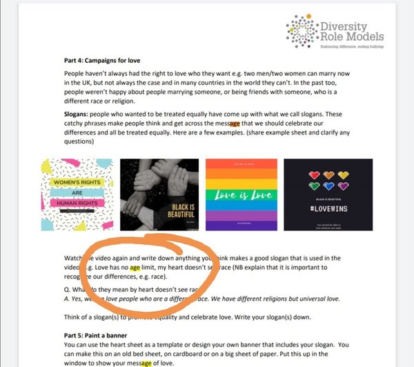 Why are ASDA normalising paedophilia and Child Abuse?