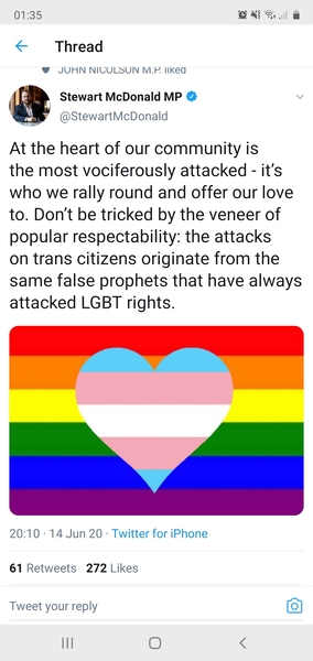What do you do when your MP calls you a TERF?