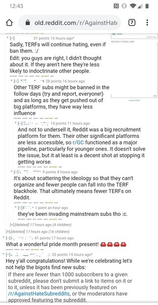 Why r/GenderCritical was banned by Reddit