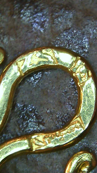 Can you help me ID this gold mark on necklace - middle East gold