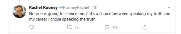 Rachel Rooney bullied off twitter