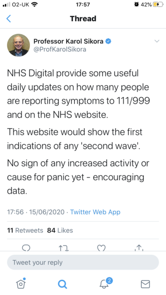 36 COVID fatalities reported today. We are on the way out of this 🌟🌟