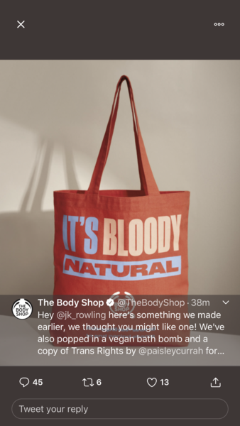The Body Shop has fallen