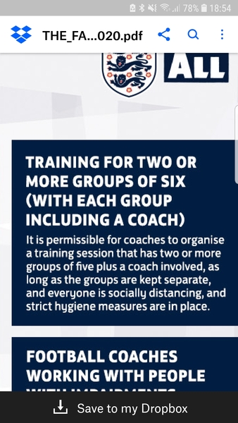Kid’s team sport training