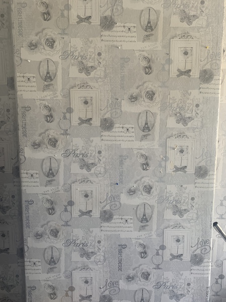 AIBU to be annoyed at the state of this wall? (Pic attached)
