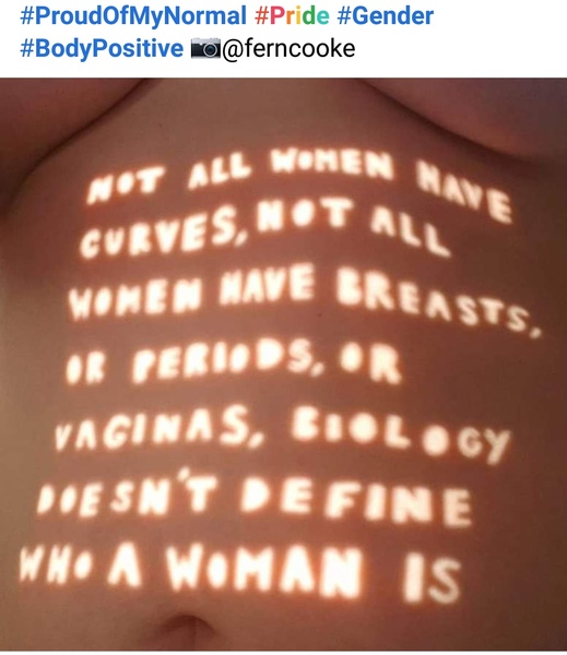 Coppafeel breast cancer charity using gender identity language