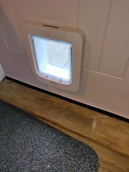 Painted my awful UPVC front door - before / after pictures