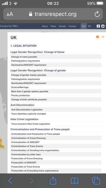 Where is the comparison statistics for how many trans people are being murdered compared to women?