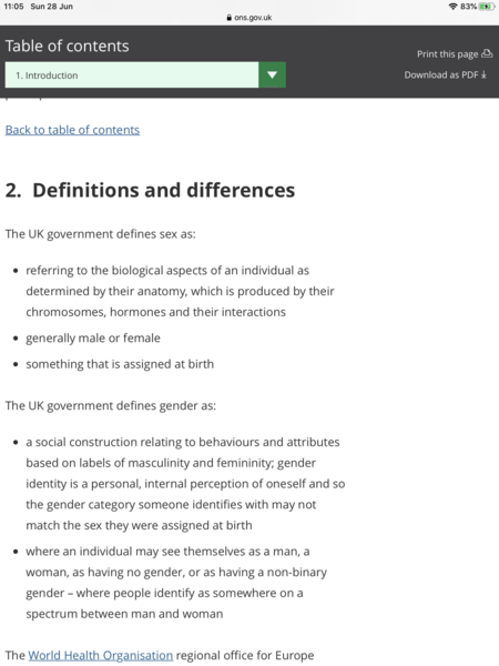 “Assigned at birth” - help me with the counter argument!