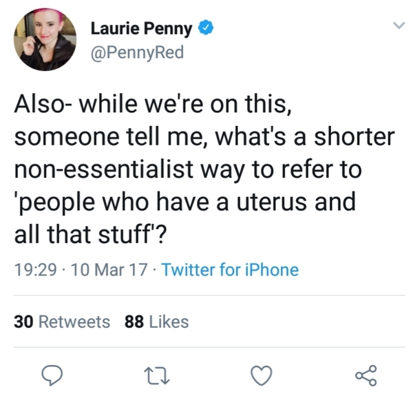 'What is a woman?'  Thread by Helen Joyce