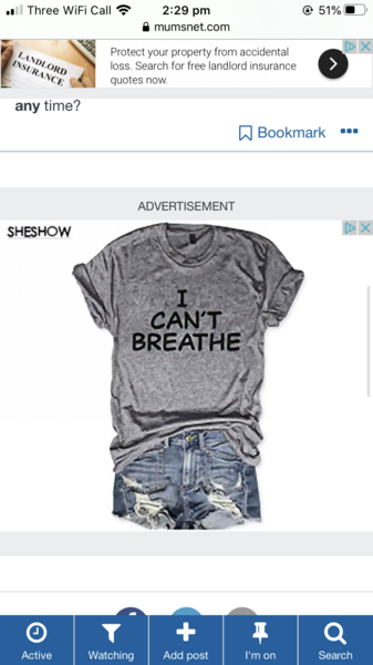 Inappropriate adverts