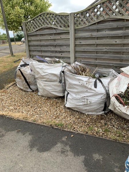 Gardener has wrecked the garden!