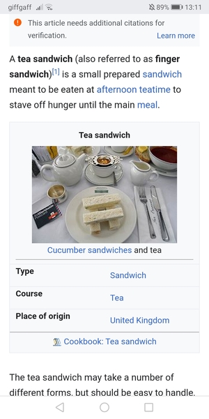 If I invite you round for afternoon tea, what will you expect to eat?