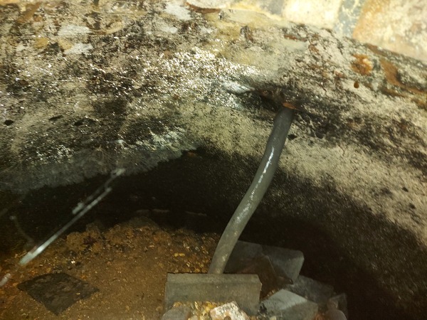 Found hole in garden