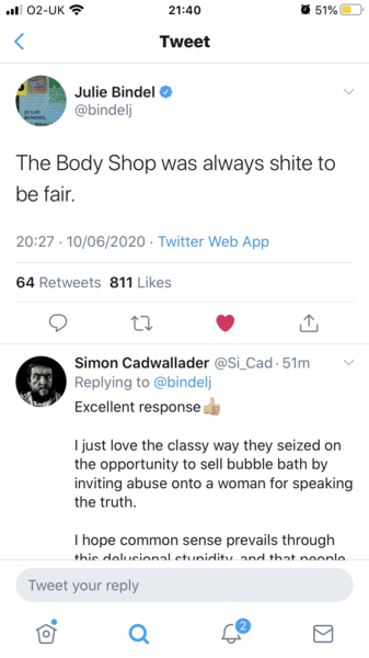 The Body Shop has fallen