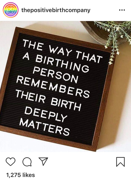 Birthing people