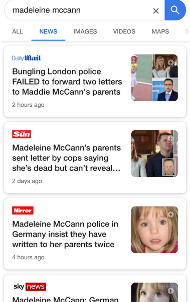 To think the McCanns are being almost tortured by the media and the police?