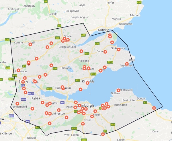 Moving to Scotland somewhere between Stirling & Perth - can you help me narrow down the area?
