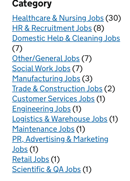 What jobs are available in your area?