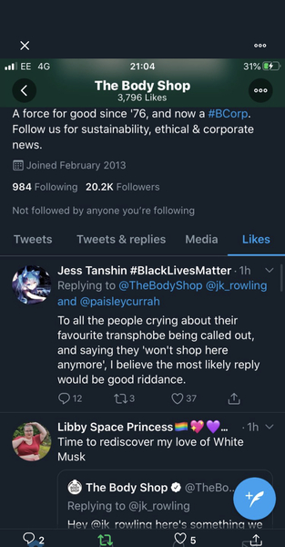The Body Shop has fallen